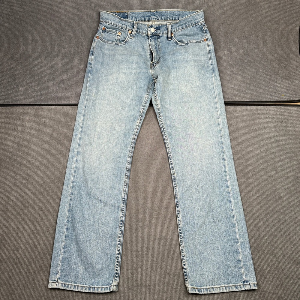 Levis 559  Y2k Relaxed Straight Leg Jeans Mens 30x30 Light Wash Blue Denim